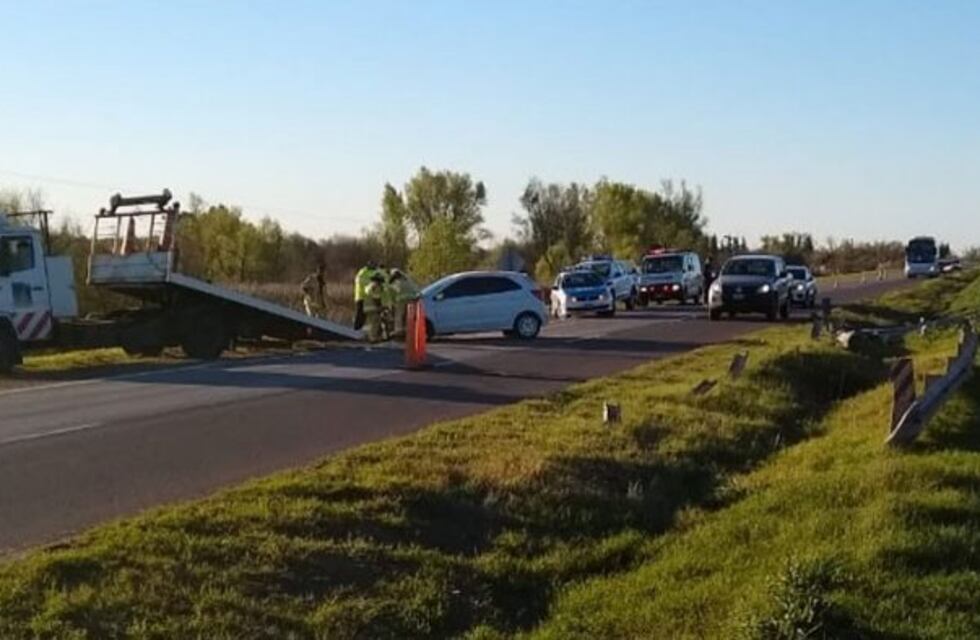 Un automovilista despistó en Autovía Nacional 12