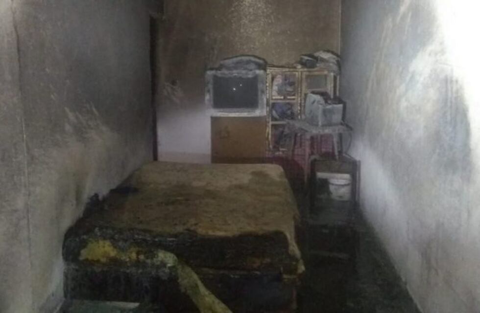 Bahía Blanca: se incendió el dormitorio de una vivienda