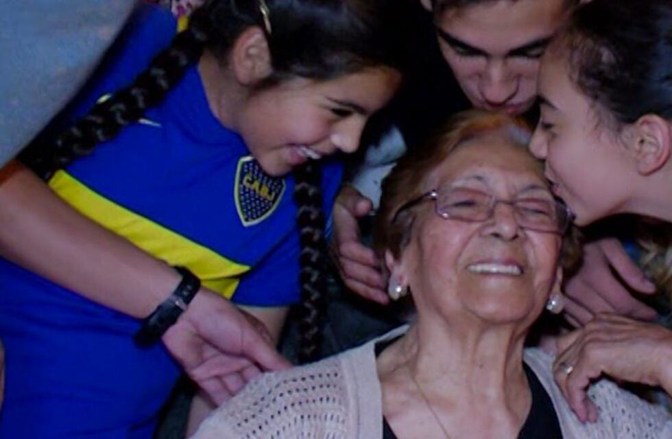 Conocé a la abuela mendocina de 101 años que cumplió el sueño de ir a la Bombonera