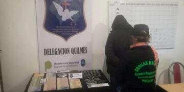 Abuelo y nieto, detenidos nuevamente por vender drogas en Berazategui (Web)