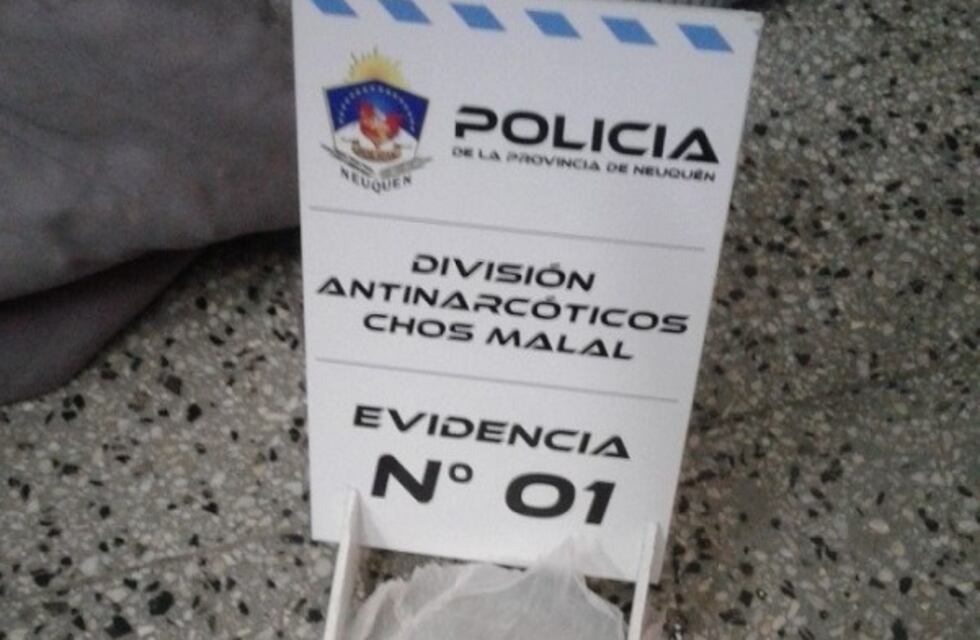 Chos Malal: secuestraron estupefaciente en la terminal