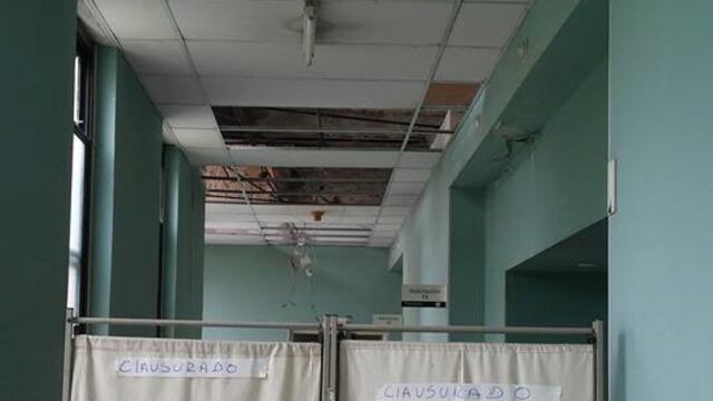 Denuncian el deterioro y falta de mantenimiento en el Hospital Centenario de Rosario.