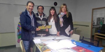 escuela 8 recibió donación