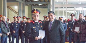 Juan Carlos Arcando - Día del Bombero Voluntario Ushuaia