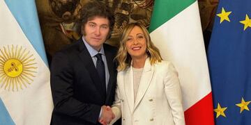 Javier Milei cenó con Giorgia Meloni en Olivos y hoy tendrán una reunión en Casa Rosada