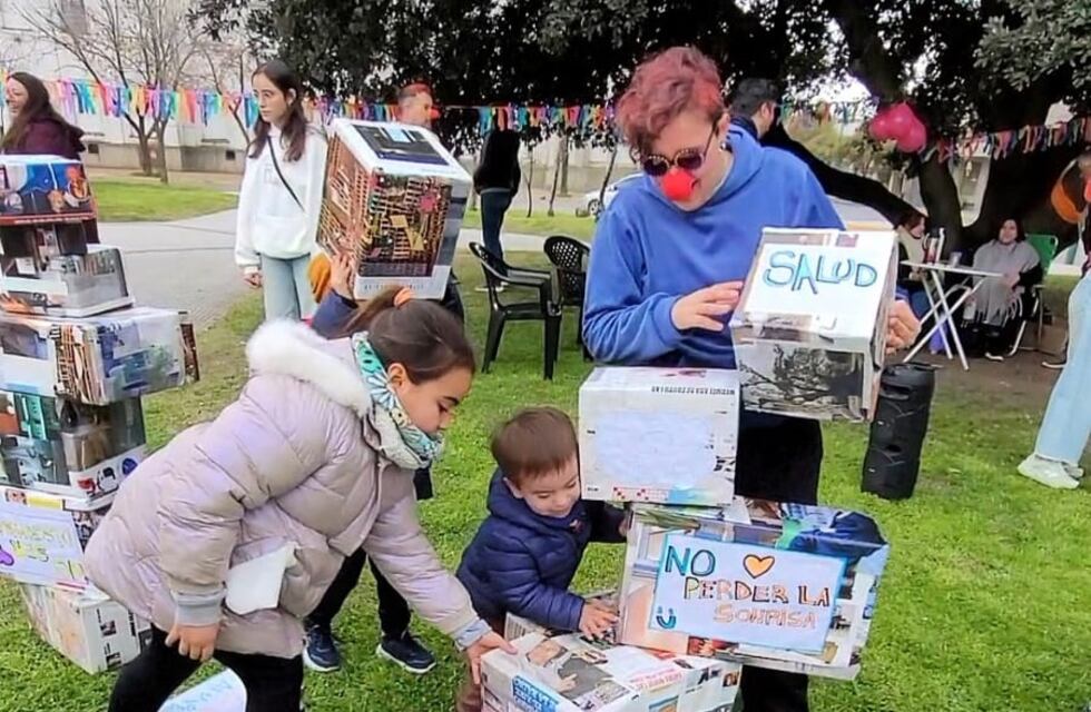 Nuevos Aires festejó el Día del Niño en la plaza San Martín de Tres Arroyos