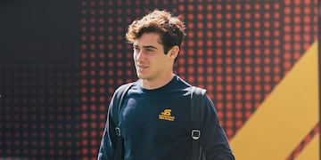 Franco Colapinto ya en México, a la espera de un nuevo Gran Premio. (Prensa Alpine).