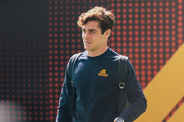 Franco Colapinto ya en México, a la espera de un nuevo Gran Premio. (Prensa Alpine).