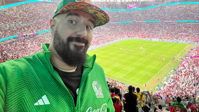 El periodista en Qatar.