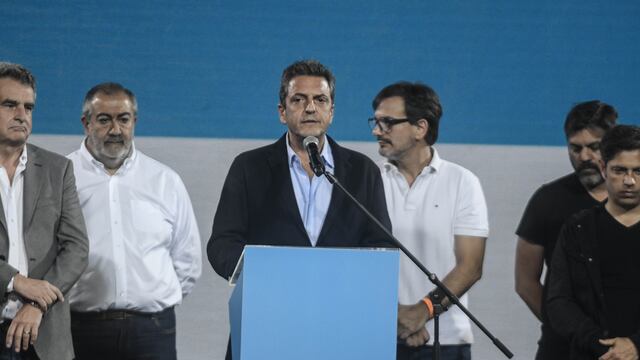 Sergio Massa durante el balotaje 2023. (Archivo / Federico López Claro)