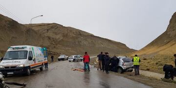 Accidente en camino del Centenario\u002E