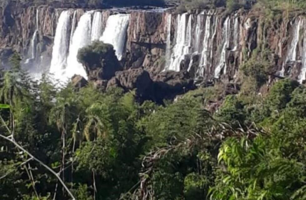 Hubo un leve incremento en el caudal de las Cataratas del Iguazú