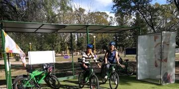 Estación de bicicletas en Parque de las Naciones\u002E Foto: La Gaceta Digital\u002E