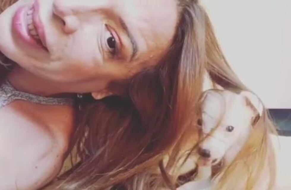 Lizy Tagliani adoptó un adorable perrito y lo llamó Justo en honor a su nuevo programa