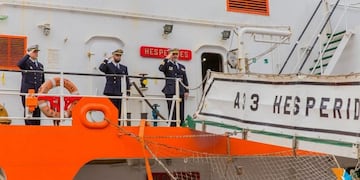 Visita del Espérides