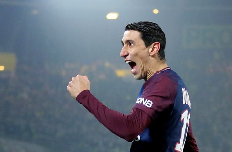 Con gol de Di María, el PSG derrotó a Nantes y se sigue en la cima