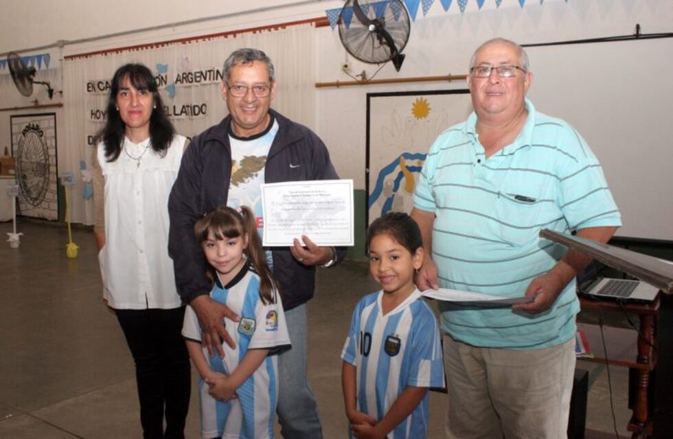 El acto oficial por Malvinas fue en la Escuela Claudio C. Juárez