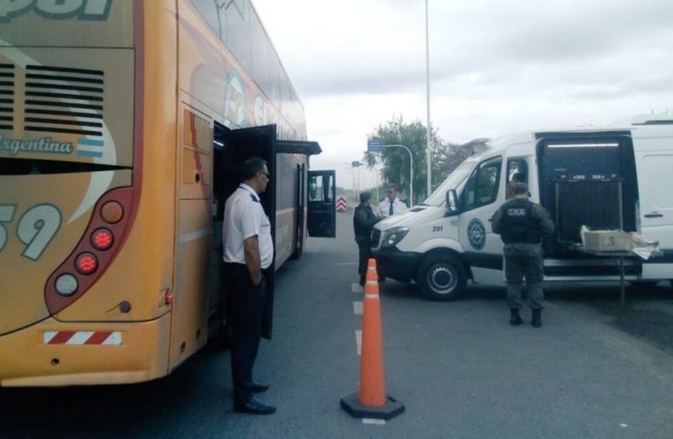 Detuvieron a una pasajera de un ómnibus con 5 kilos de marihuana a bordo