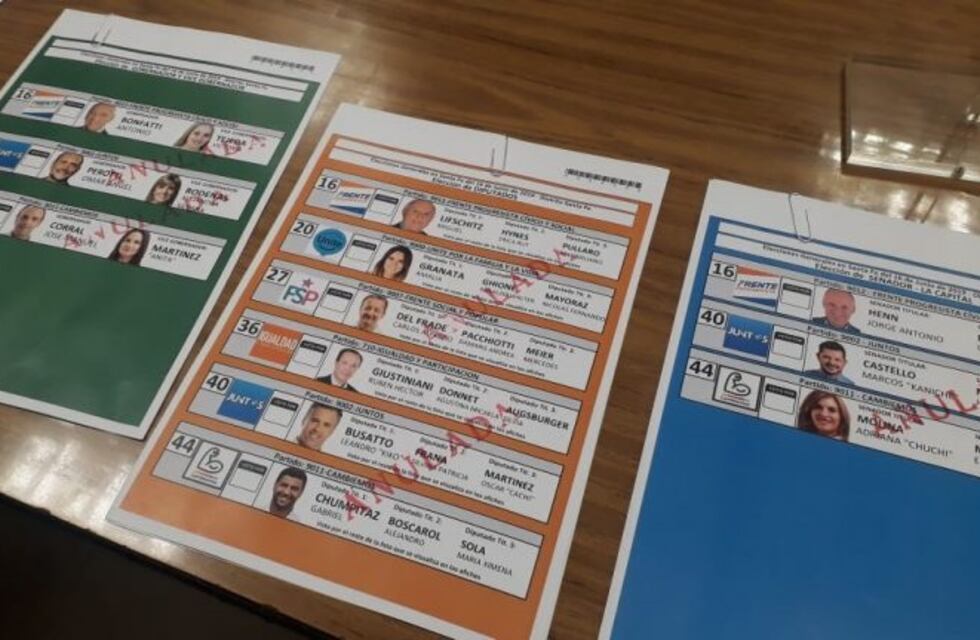 Presentaron la boleta única para las elecciones generales en Santa Fe