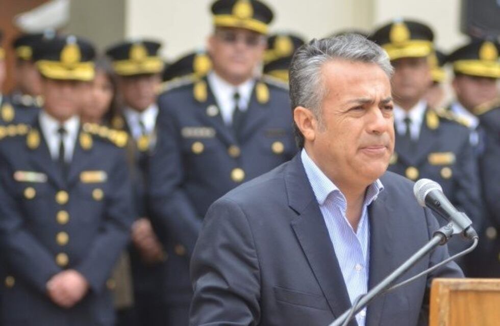 Cornejo: "Los robos agravados bajaron en la provincia un 35%"