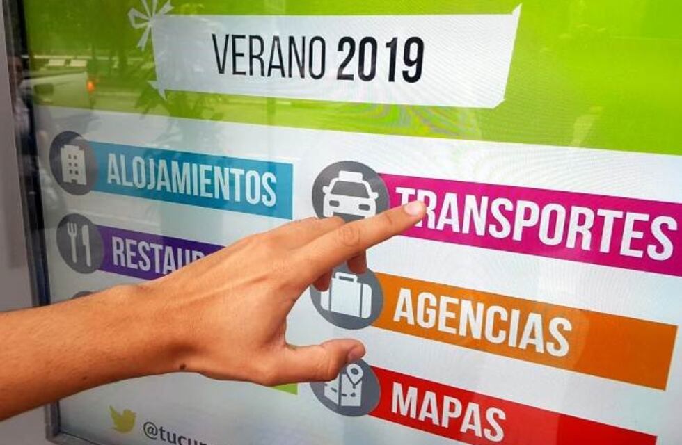 Nueva pantalla táctil con información turística