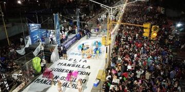 La Av\u002E Mitre de Aguilares se convierte en un corsódomo cada año (Facebook)