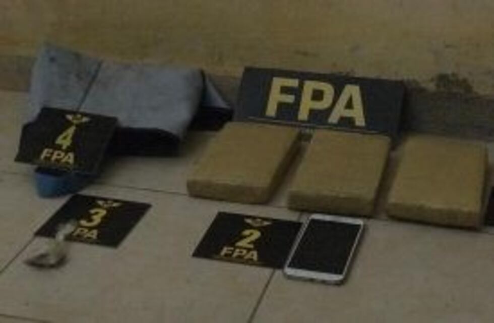 Drogas y 100 mil pesos secuestrados en operativo de la FPA