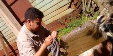 Personal del Ministerio identifica y analiza un posible criadero de mosquitos\u002E