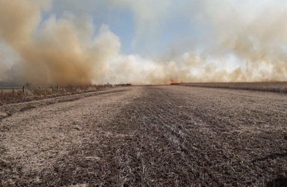 Un incendio en  zona rural de San Bartolomé afectó casi 200 hectáreas