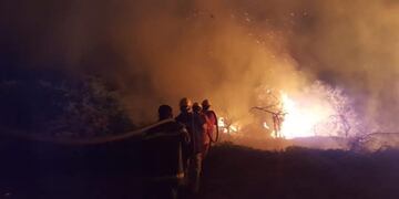Incendios en Orán (Foto tomada de La 10 Orán)