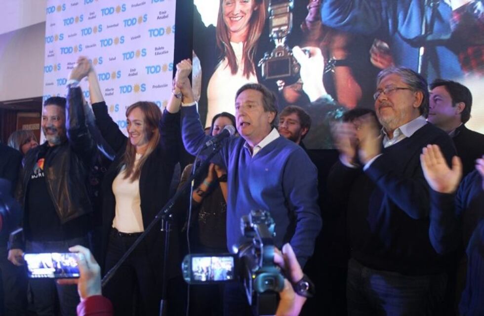 Anabel Fernández Sagasti festejó en San Rafael