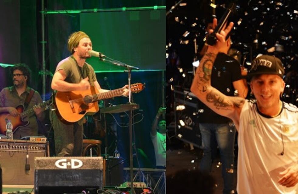 Raly Barrionuevo y el Polaco deleitaron al público en el Festival de la Canción Popular