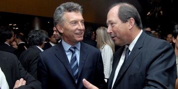 Ernesto Sanz y Mauricio Macri\u002E