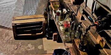 productos en conserva y aceite de oliva secuestrados