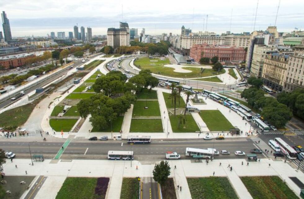 Parque del Bajo: recorrido desde un drone del nuevo pulmón verde del centro porteño
