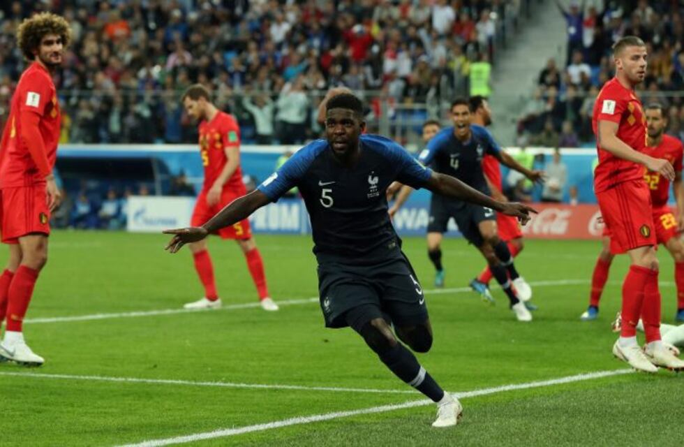 Mundial Rusia 2018: Francia venció 1 a 0 a Bélgica y es el primer clasificado a la final