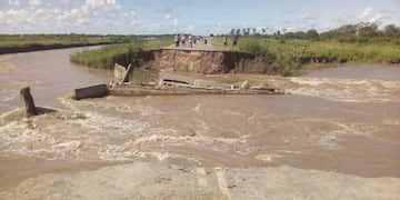El corredor estuvo cerrado a fines de enero debido a las inundaciones\u002E (@gmalfaro)