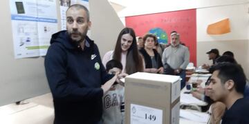 El intendente Facundo Prades votó y expresó: Estoy muy contento y muy tranquilo