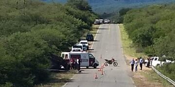 La policía junto con Bomberos y personal médico actuó en el lugar del accidente\u002E
