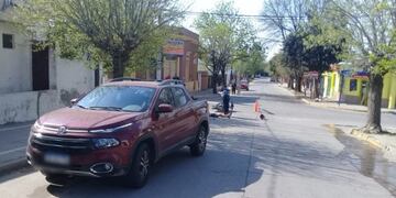 Alta Gracia: un motociclista con traumatismo de cráneo tras colisionar contra una camioneta