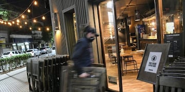 En le Gran rosario desde el sábado entró en vigencia la restricción horaria a las 19\u002E30 para la atención al público en los locales ante la suba de casos de coronavirus\u002E (@mauroyasprizza)