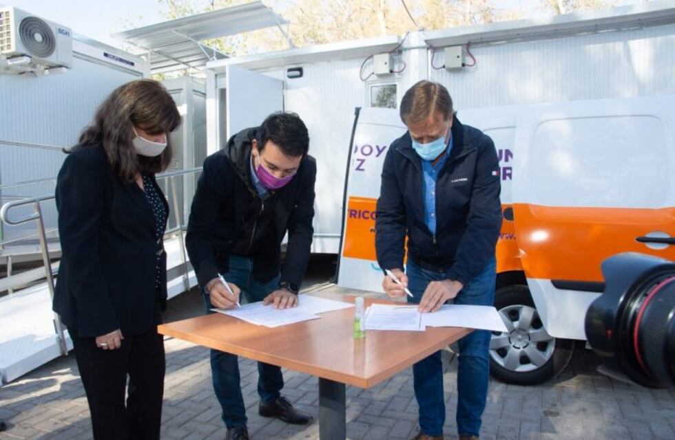 Montaron un hospital de campaña en Godoy Cruz