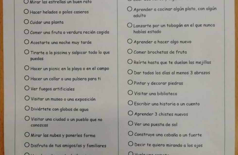 La tierna lista de tareas que un maestro le dejó a sus alumnitos