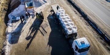 Envían mil toneladas de sal al municipio de Ushuaia