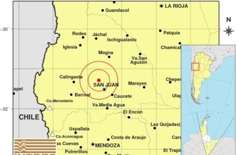 Un fuerte sismo sacudió la mañana sanjuanina