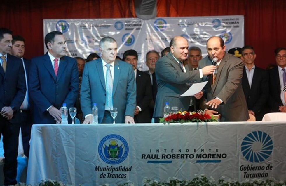 Reasumió Roberto Moreno como intendente de Trancas