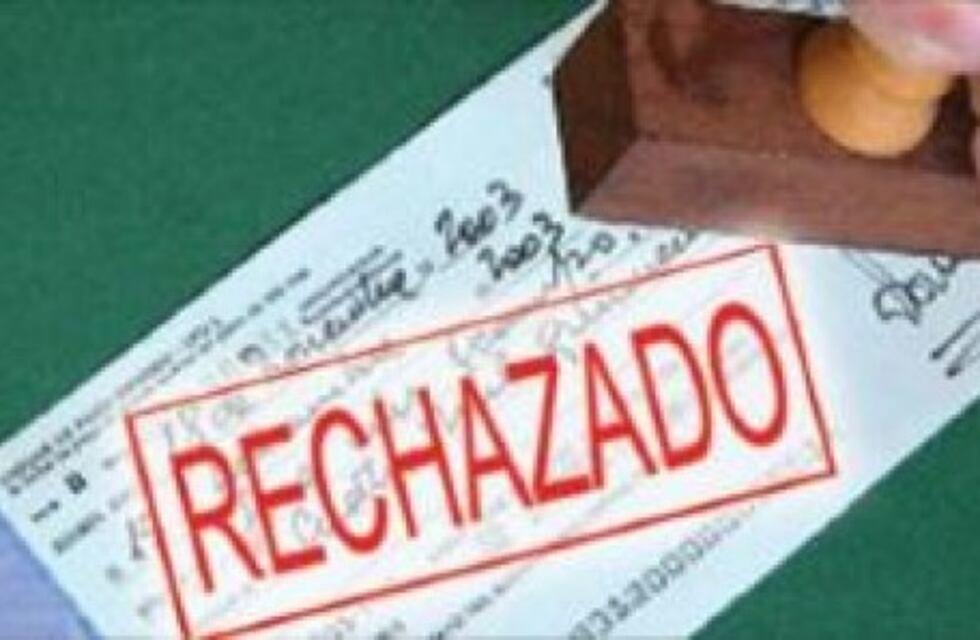 Cada vez se rechazan más cheques por falta de fondos