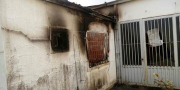 Incendio vivienda barrio Moreno