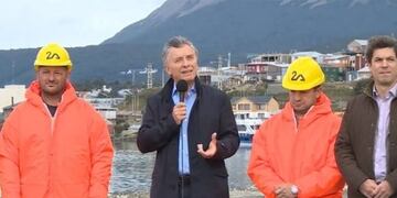 Macri en Tierra del Fuego
