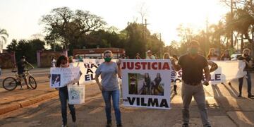 Familiares y amigos de Vilma continúan con su reclamo de justicia\u002E